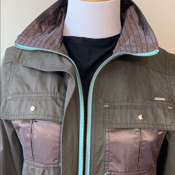 Kenneth Cole Safari Green Jacket - Picture 2 of 7